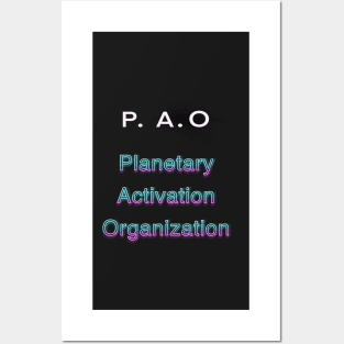 Planetary Activation Organization Posters and Art